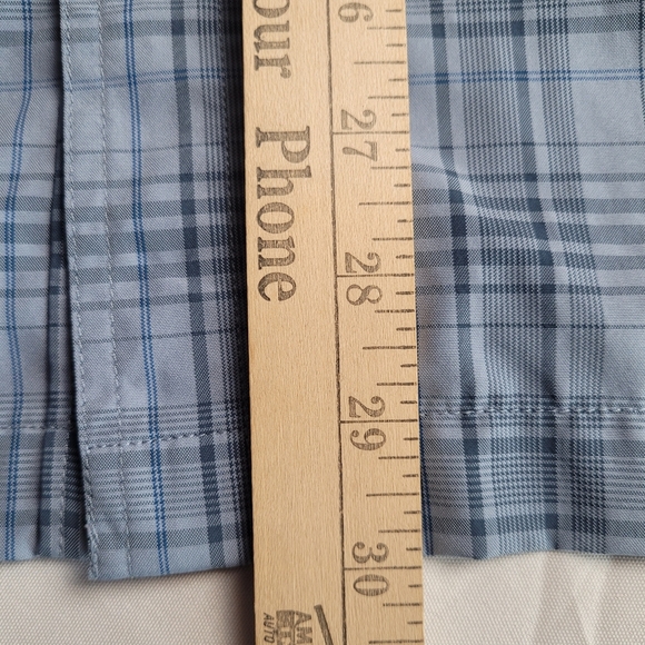 Eddie Bauer Lot Of 2 Men's Short Sleeve Button Up Plaid Shirts Size XXL - Picture 7 of 14